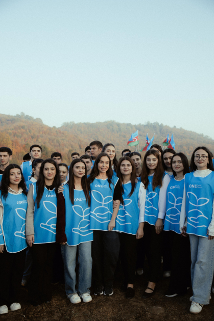 Лейла Алиева, Арзу Алиева и Алена Алиева приняли участие в экологических акциях в Лянкяране (ФОТО)