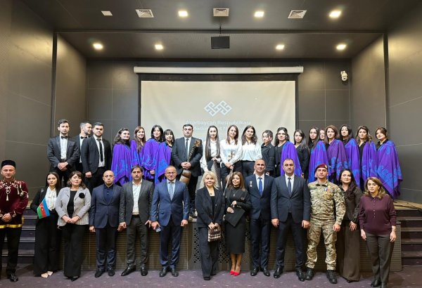 В Гянджинской государственной филармонии прошел вечер "Один день детей победителей в культуре" (ФОТО)