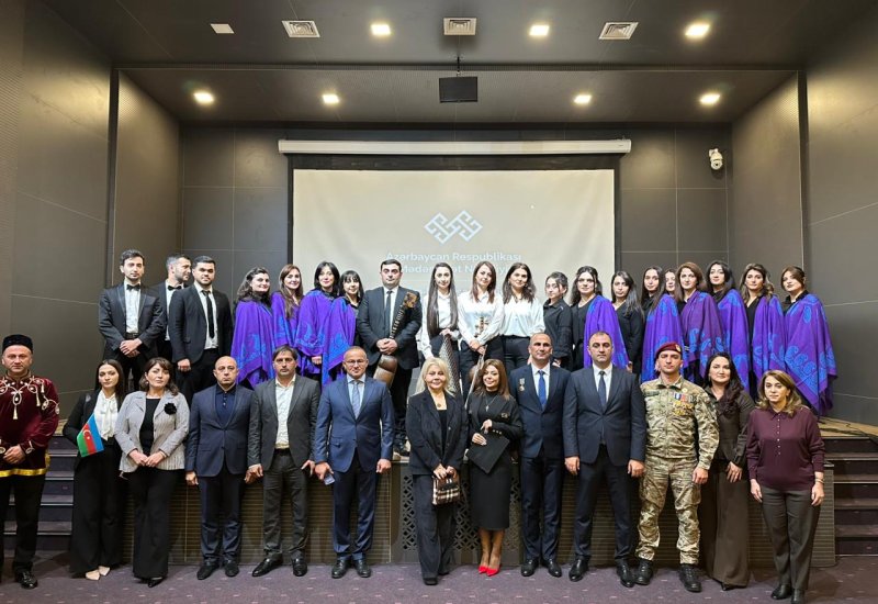 В Гянджинской государственной филармонии прошел вечер "Один день детей победителей в культуре" (ФОТО)