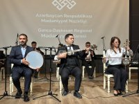 В Гянджинской государственной филармонии прошел вечер "Один день детей победителей в культуре" (ФОТО)