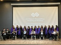 В Гянджинской государственной филармонии прошел вечер "Один день детей победителей в культуре" (ФОТО)