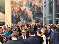 В штаб-квартире ООН открылась выставка "Вторая жизнь" – азербайджанские ковры через современную живопись (ФОТО)