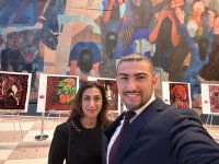 В штаб-квартире ООН открылась выставка "Вторая жизнь" – азербайджанские ковры через современную живопись (ФОТО)