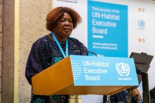 Делегация Азербайджана принимает участие в 3-й сессии Исполнительного совета UN-Habitat (ФОТО)