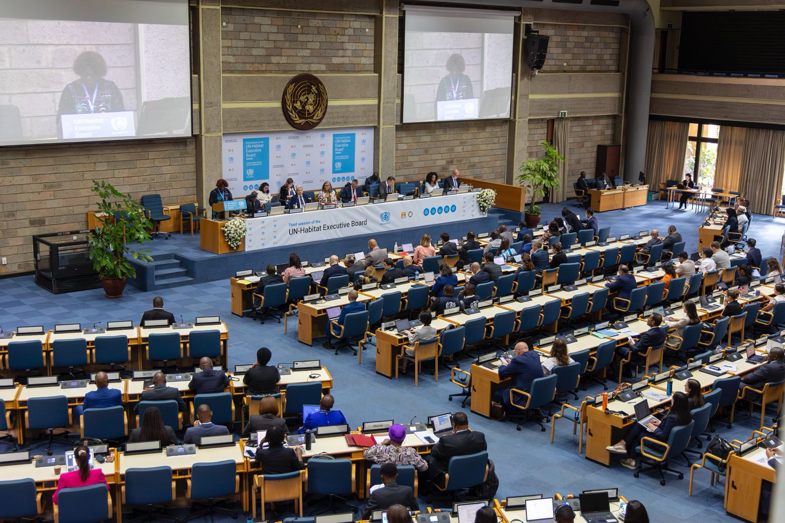 Делегация Азербайджана принимает участие в 3-й сессии Исполнительного совета UN-Habitat (ФОТО)