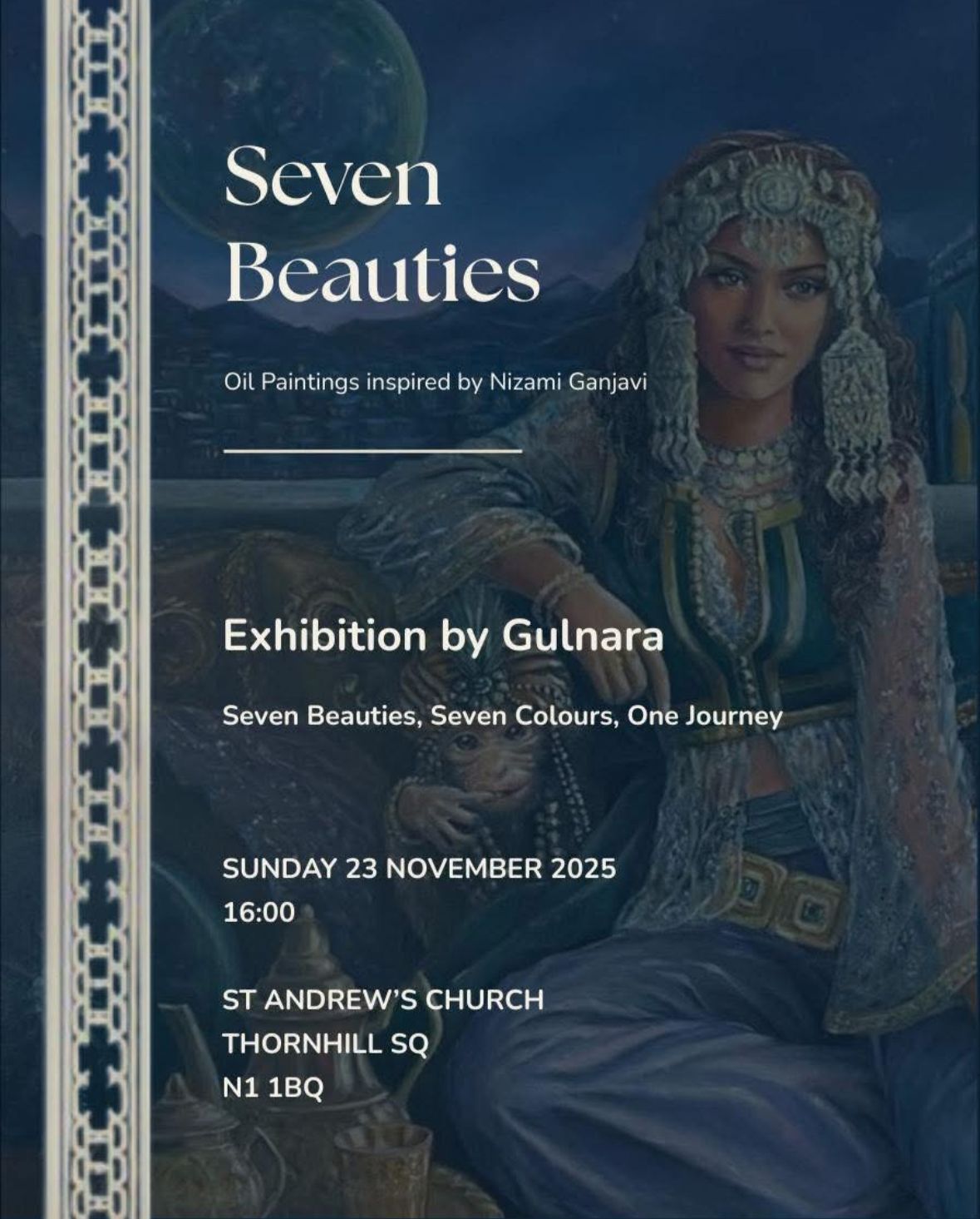 В Лондоне открылась выставка Гюльнары Джафар «Семь красавиц» (ФОТО)