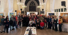 В Лондоне открылась выставка Гюльнары Джафар «Семь красавиц» (ФОТО)