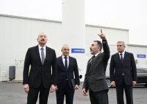 Президент Ильхам Алиев принял участие в открытии завода по производству минеральной каменной ваты AZWOOL (ФОТО/ВИДЕО)