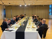 Хикмет Гаджиев провел встречи в Генштабе НАТО (ФОТО)