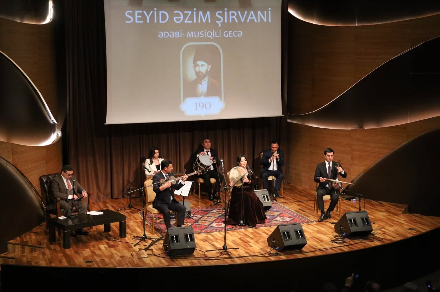 В Баку прошел литературно-художественный вечер, посвящённый 190-летию Сеида Азима Ширвани (ФОТО)