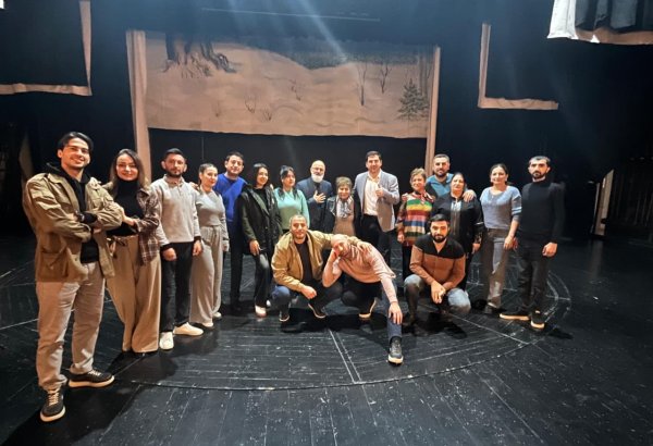 В Мингячевире прошел мастер-класс по профессиональному театральному искусству (ФОТО)