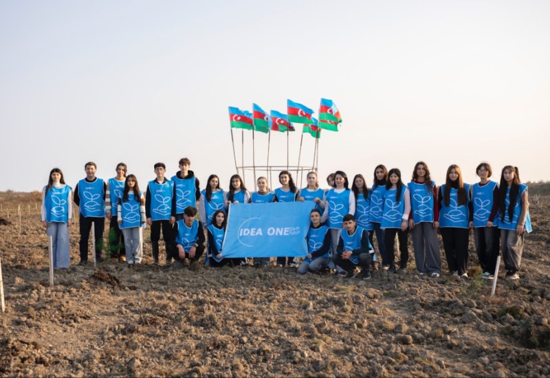 IDEA организовала очередные акции по посадке деревьев в Хачмазе и Шабране (ФОТО)