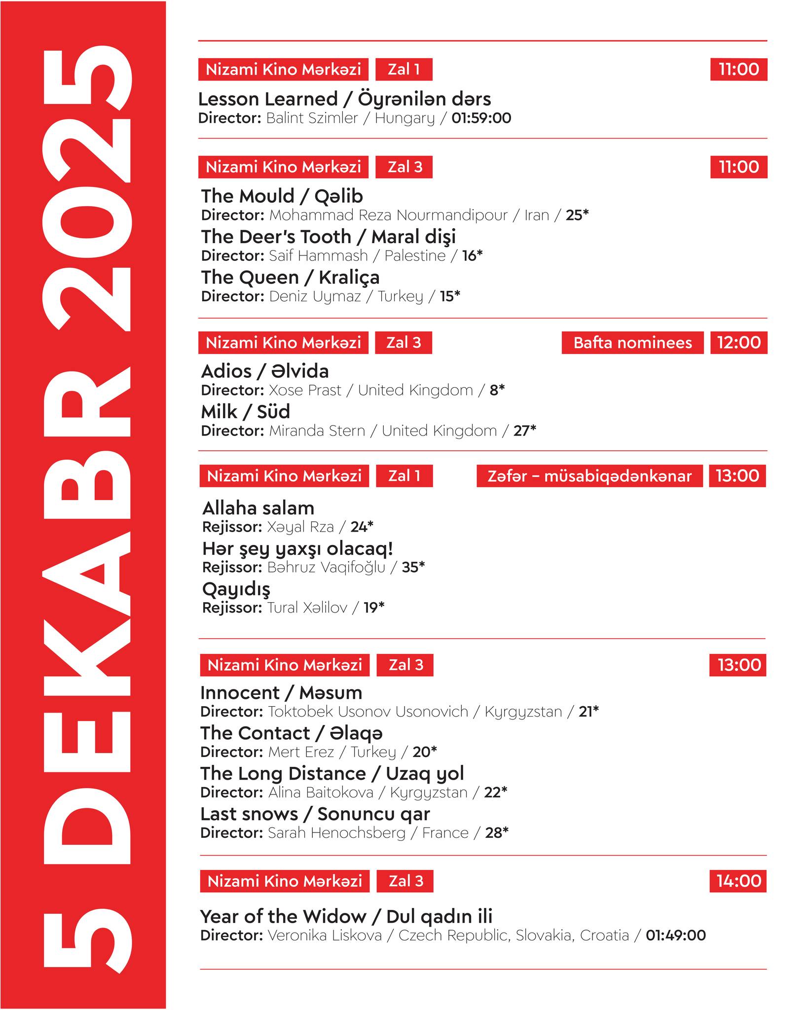 В Баку стартует 16-й Международный кинофестиваль: 34 страны, 78 фильмов (ФОТО)