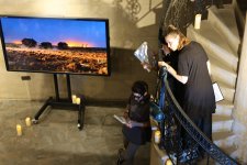 В рамках фестиваля "Нефтяной бум улыбается всем" в Баку представлена пьеса "Нефть" (ФОТО)