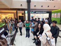 В Гяндже в формате live show представлена экспозиция "Польша глазами азербайджанских художников" (ФОТО)