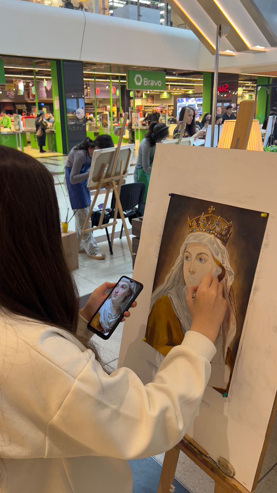 В Гяндже в формате live show представлена экспозиция "Польша глазами азербайджанских художников" (ФОТО)