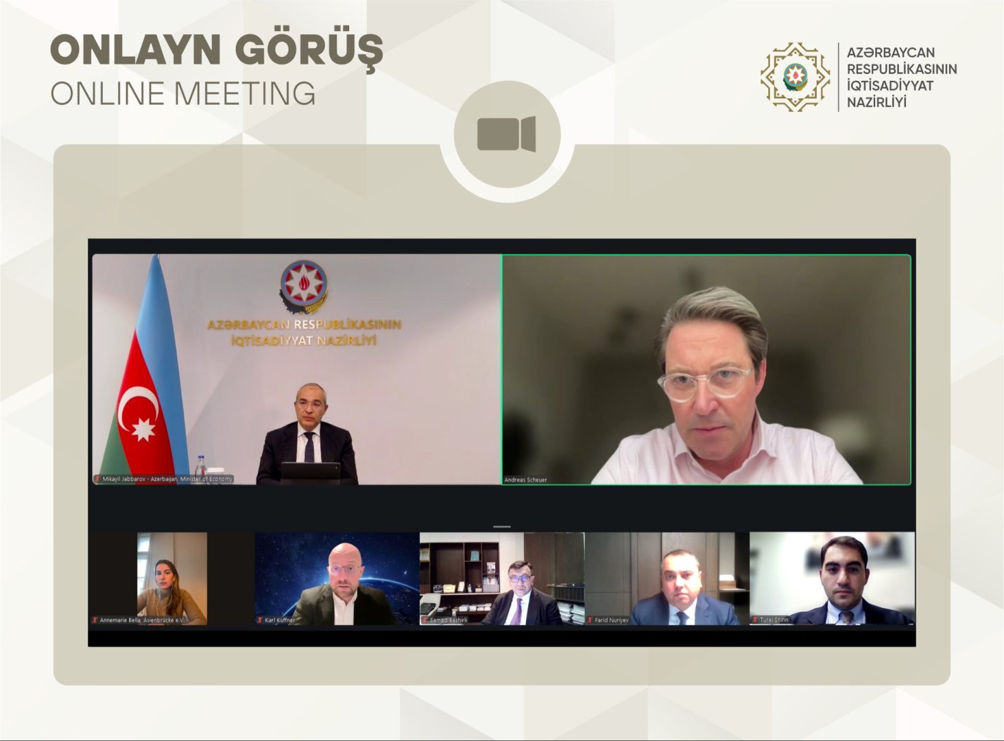 Оценены возможности экономического сотрудничества Азербайджана с немецкой ассоциацией Asienbrücke