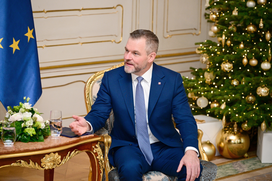 Состоялась встреча Президента Ильхама Алиева с Президентом Словакии в формате один на один (ФОТО)