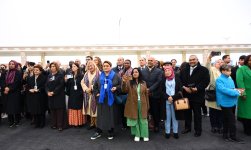 Вице-президент Фонда Гейдара Алиева Лейла Алиева приняла участие в выставке, посвященной национальной кухне Туркменистана (ФОТО)