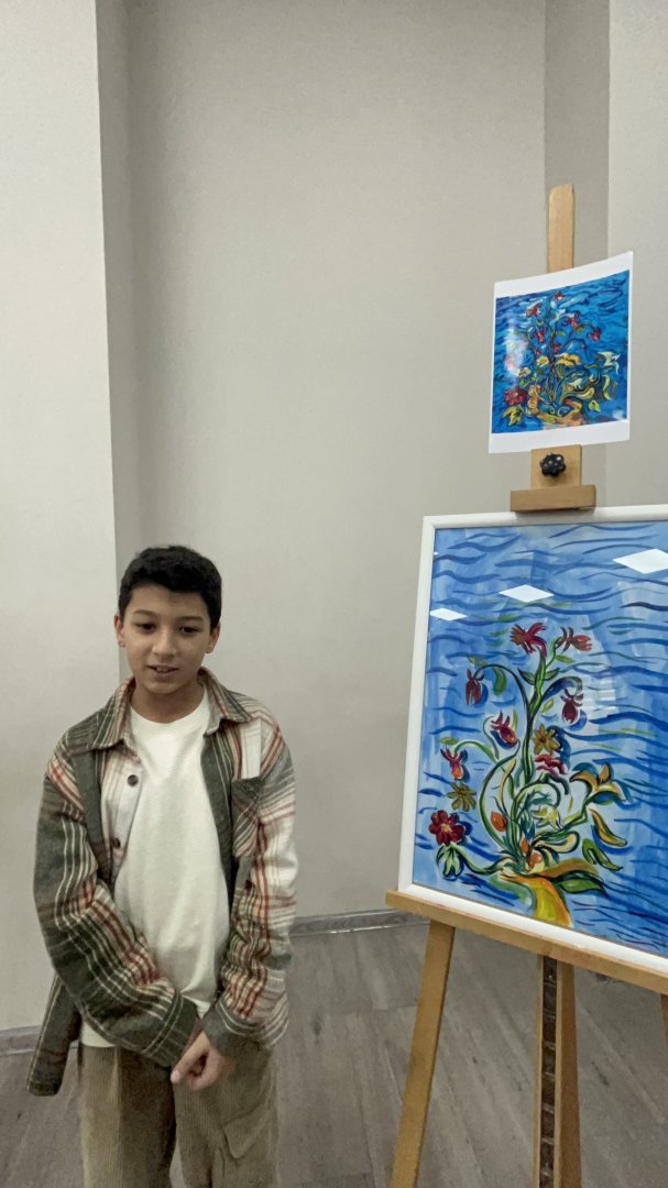 Творчество Тогрула Нариманбекова глазами детей - в Баку прибыла дочь художника (ФОТО)