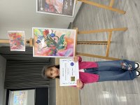 Творчество Тогрула Нариманбекова глазами детей - в Баку прибыла дочь художника (ФОТО)