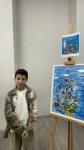 Творчество Тогрула Нариманбекова глазами детей - в Баку прибыла дочь художника (ФОТО)