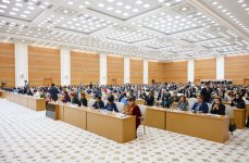 Вице-президент Фонда Гейдара Алиева Лейла Алиева приняла участие в международной конференции в Туркменистане (ФОТО)