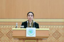 Вице-президент Фонда Гейдара Алиева Лейла Алиева приняла участие в международной конференции в Туркменистане (ФОТО)