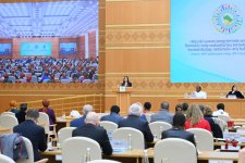Вице-президент Фонда Гейдара Алиева Лейла Алиева приняла участие в международной конференции в Туркменистане (ФОТО)