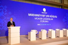 Культура и право: современные вызовы – на форуме в Баку обсуждены важные вопросы (ФОТО)
