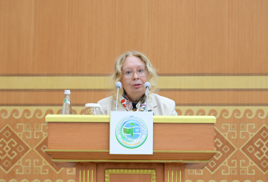 Вице-президент Фонда Гейдара Алиева Лейла Алиева приняла участие в международной конференции в Туркменистане (ФОТО)