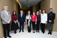 Вице-президент Фонда Гейдара Алиева Лейла Алиева приняла участие в церемонии открытия Центра трансплантации костного мозга в госпитале Liv Bona Dea (ФОТО)