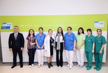 Вице-президент Фонда Гейдара Алиева Лейла Алиева приняла участие в церемонии открытия Центра трансплантации костного мозга в госпитале Liv Bona Dea (ФОТО)