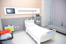 Вице-президент Фонда Гейдара Алиева Лейла Алиева приняла участие в церемонии открытия Центра трансплантации костного мозга в госпитале Liv Bona Dea (ФОТО)