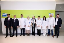 Вице-президент Фонда Гейдара Алиева Лейла Алиева приняла участие в церемонии открытия Центра трансплантации костного мозга в госпитале Liv Bona Dea (ФОТО)