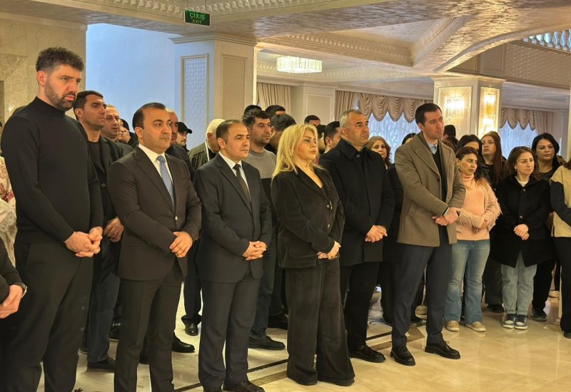 В Гянджинской государственной филармонии состоялся вечер памяти великого лидера Гейдара Алиева (ФОТО)