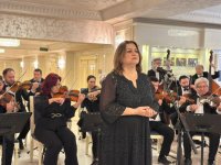 В Гянджинской государственной филармонии состоялся вечер памяти великого лидера Гейдара Алиева (ФОТО)