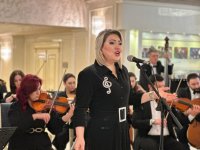 В Гянджинской государственной филармонии состоялся вечер памяти великого лидера Гейдара Алиева (ФОТО)