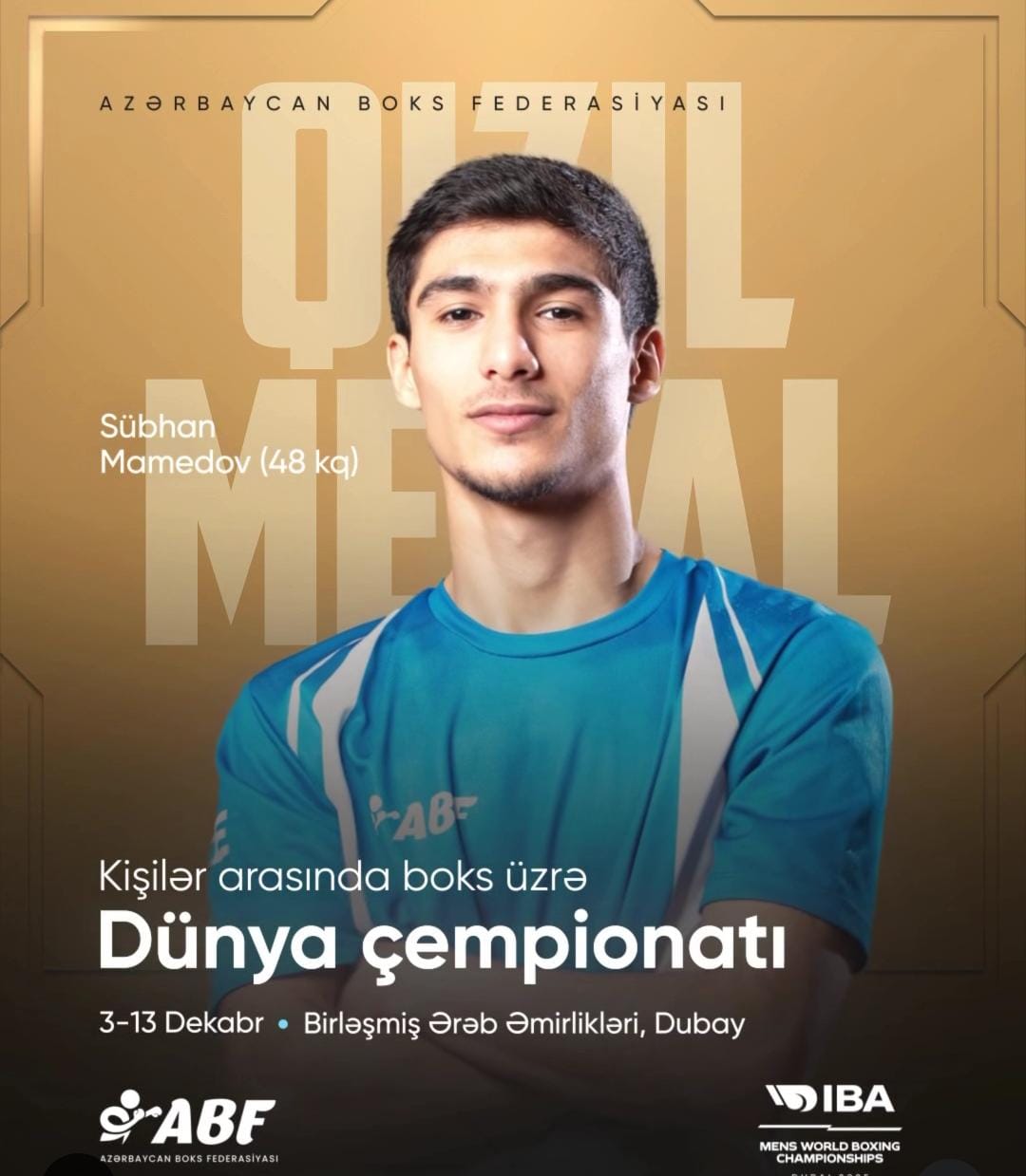 Азербайджанский боксер выиграл золото на чемпионате мира