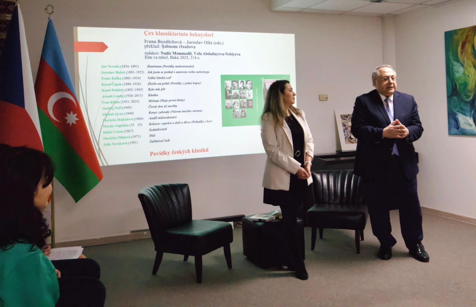 В Праге состоялась презентация антологии чешской классики в переводе на азербайджанский язык (ФОТО)