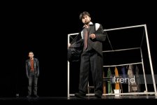 В Азербайджанском русском драмтеатре прошли первые гастроли Жетысайского драмтеатра со спектаклем "Мой друг" (ФОТО)