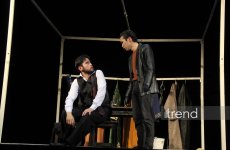 В Азербайджанском русском драмтеатре прошли первые гастроли Жетысайского драмтеатра со спектаклем "Мой друг" (ФОТО)