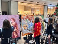 Live-show в Баку - Чехия глазами азербайджанских художников (ФОТО)