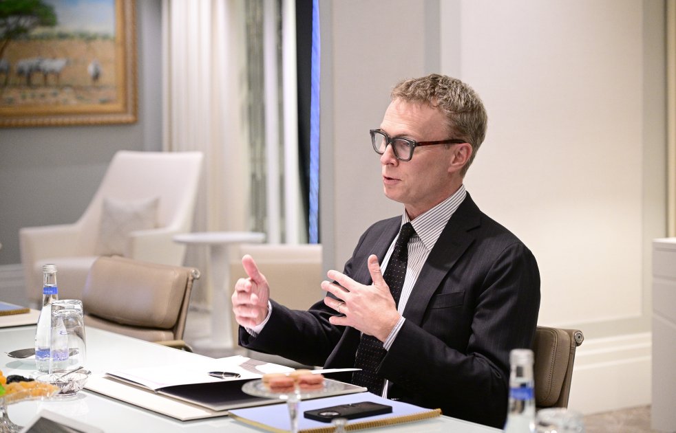 Вице-президент Фонда Гейдара Алиева Лейла Алиева встретилась со специальным представителем Европейского регионального офиса ВОЗ (ФОТО)