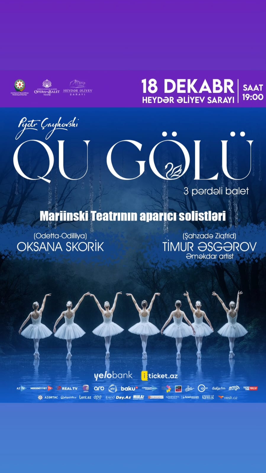 Когда лебеди танцуют – вихрь магии в Баку с участием ведущих солистов Мариинского театра (ФОТО)