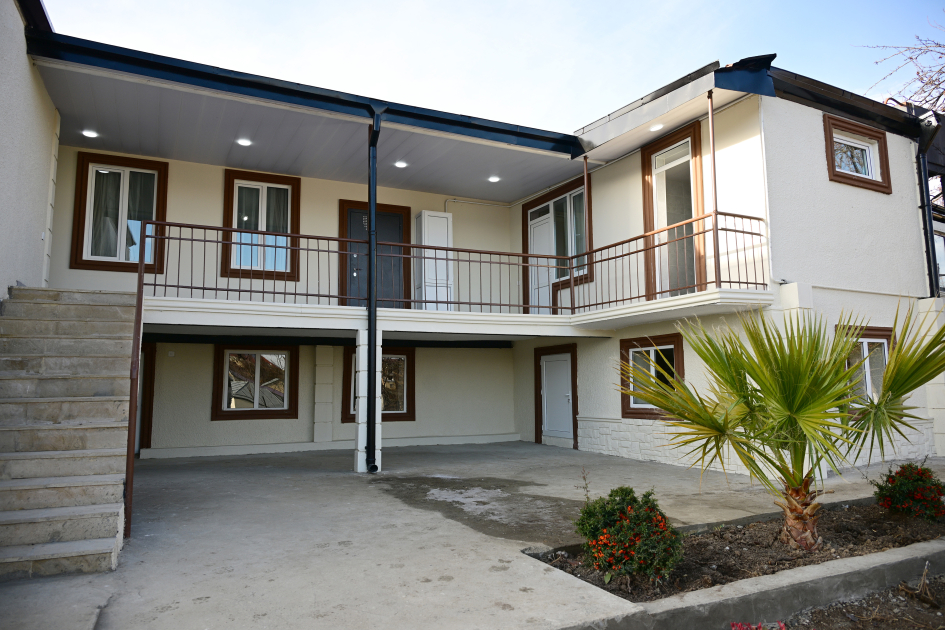 Президент Ильхам Алиев посетил поселок Кяркиджахан города Ханкенди (ФОТО)