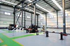 Президент Ильхам Алиев принял участие в открытии предприятия по производству металлических электрических опор в Агдаме (ФОТО)