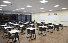 Президент Ильхам Алиев принял участие в открытии здания факультета бизнеса и экономики Карабахского университета