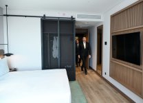 Президент Ильхам Алиев принял участие в открытии отеля Hilton Garden Inn Agdam (ФОТО)