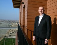 Президент Ильхам Алиев принял участие в открытии отеля Hilton Garden Inn Agdam (ФОТО)